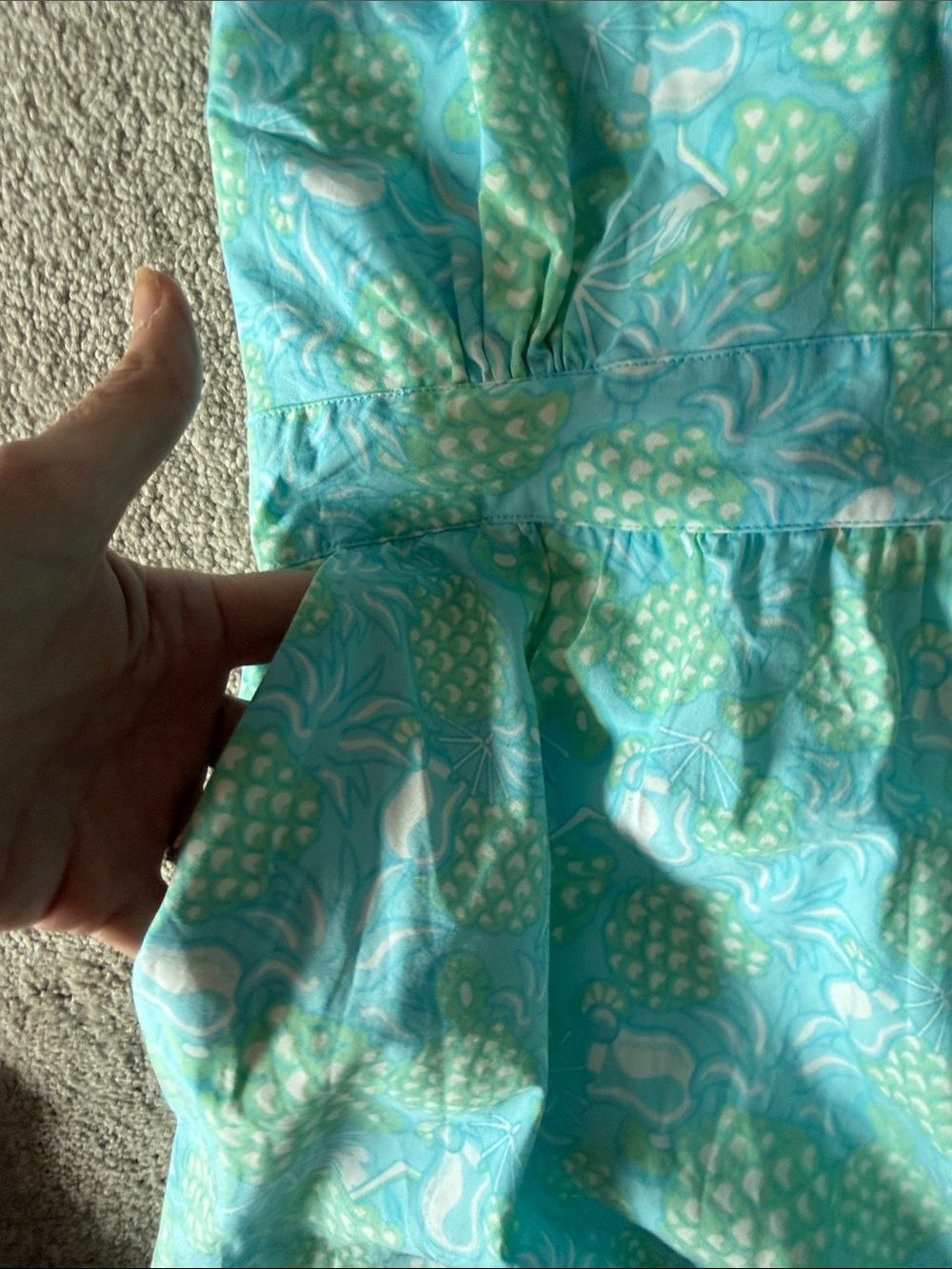 Vineyard Vines Halter Pineapple Dress Size 6 - Picture 5 of 8